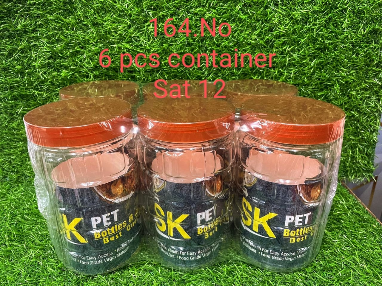 CONTAINER 6 PC SET TIGER