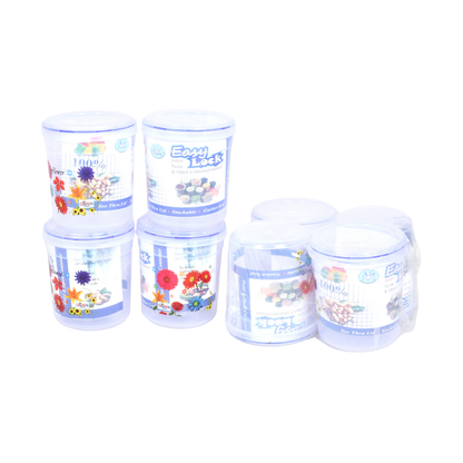 4 Pcs Easy Lock Container