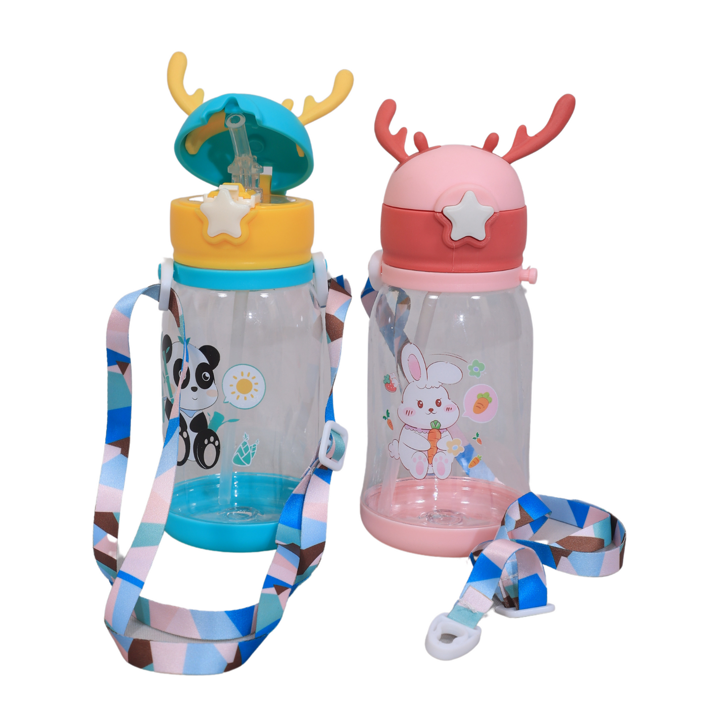 KIDS PORTABLE SIPPER WATER BOTTLE