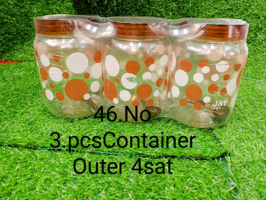 CONTAINER 3 PC SET PRINTED