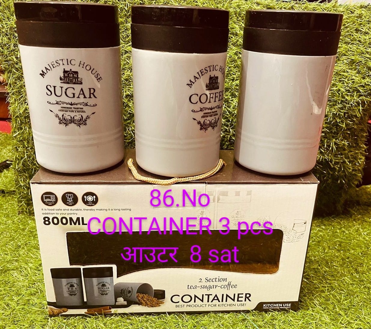 800 ML CONTAINER 3 PC SET