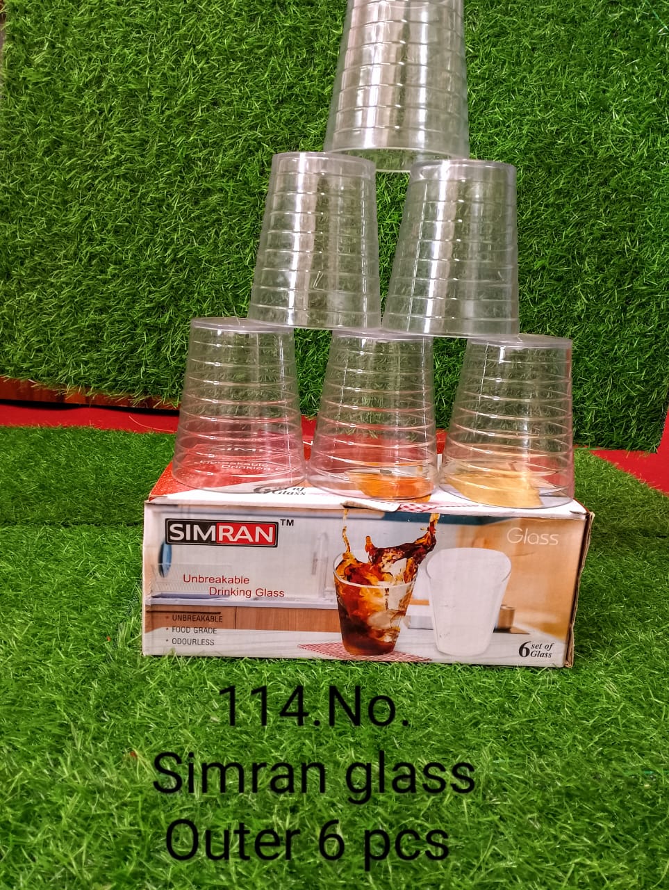 SIMRAN GLASS 6 PC SET