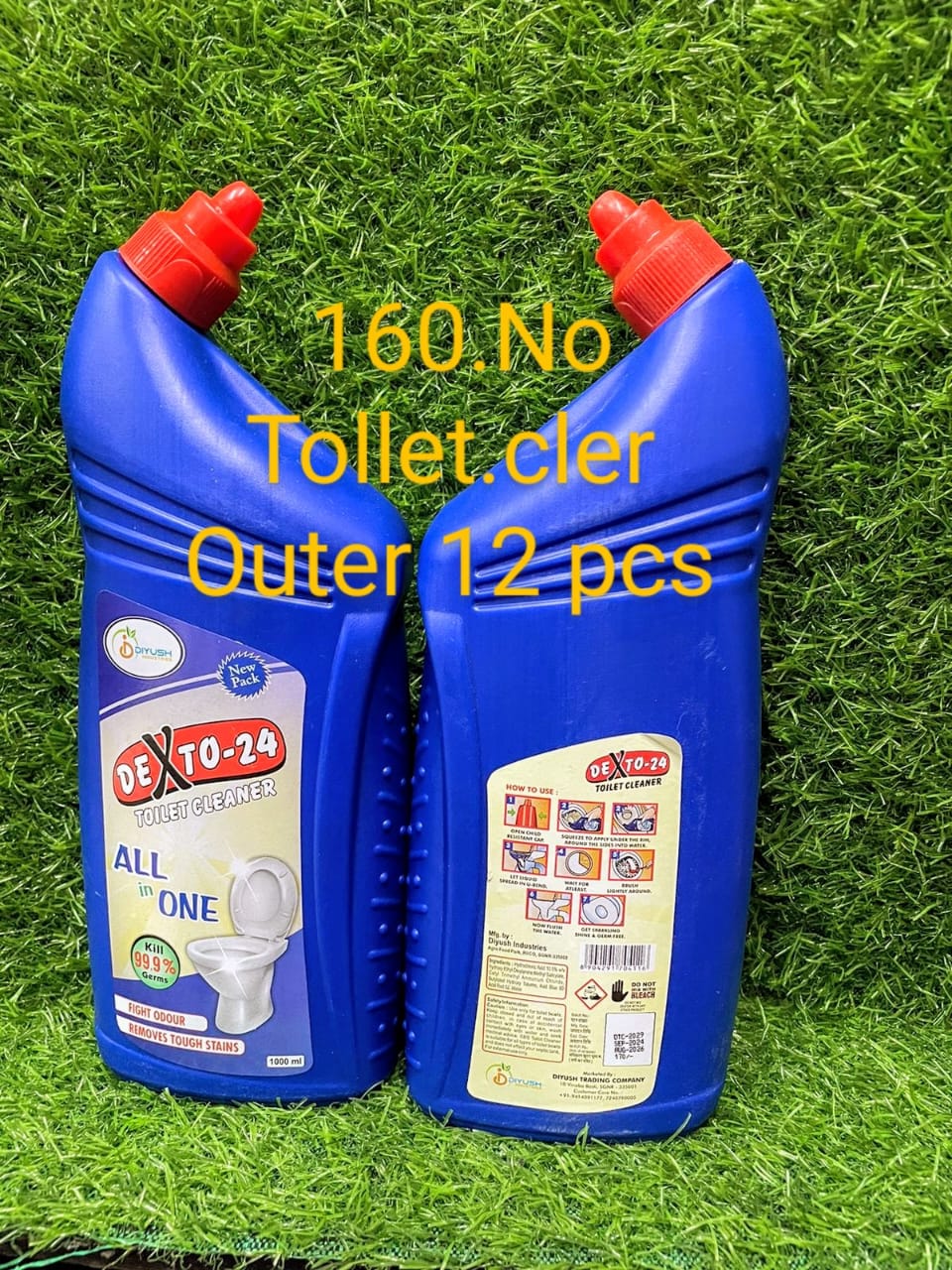 TOILET CLEANER  SET 2 PC