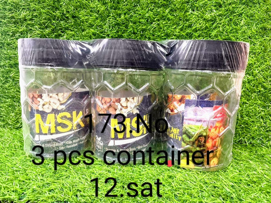 CONTAINER 3 PC SET ROUND